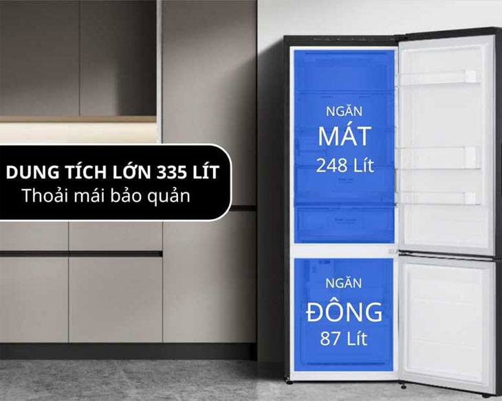 Khám phá những ưu điểm tủ lạnh LG 2 cánh LBB33BGMAI mang lại