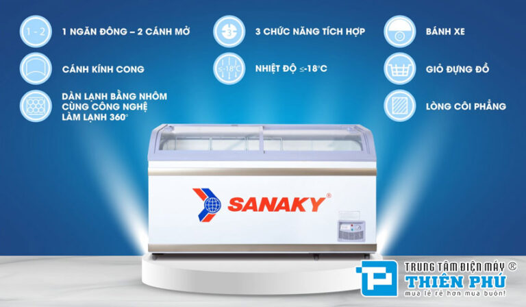 Chia sẻ những lợi ích từ chiếc tủ đông Sanaky VH-888KA mang lại cho bạn