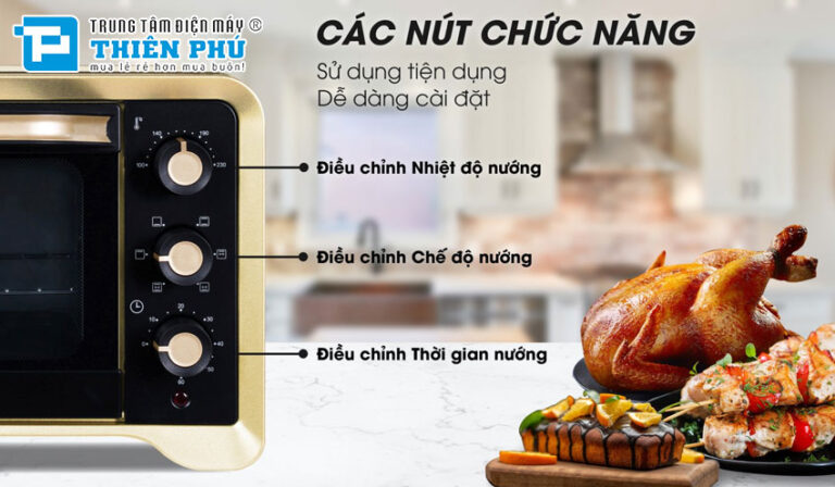 Thưởng thức mọi món ngon cùng lò nướng Sanaky 80 lít VH-809N2D