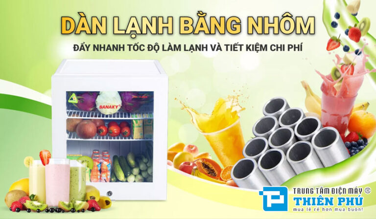 Tủ mát mini Sanaky VH-60KL lựa chọn hoàn hảo cho không gian nhỏ gọn