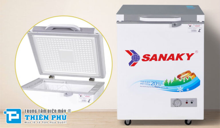 Ưu nhược điểm của tủ đông Sanaky 100 lít VH-1599HYK mà bạn nên biết 