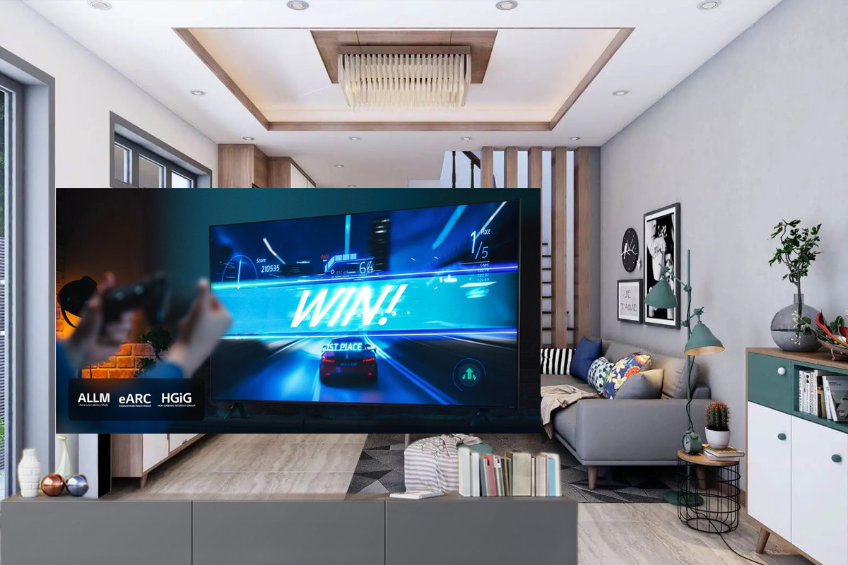 Smart tivi LG 55 inch 55UT8050PSB chơi game có nét không?