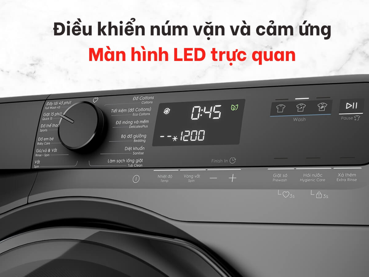 Máy giặt electrolux 9kg EWF9023P5SC- Dòng máy cao cấp giá sốc không nên bỏ lỡ
