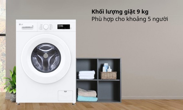 Máy giặt 9Kg LG FB1209S6W1 có phải lựa chọn tốt nhất cho gia đình từ 5-6 thành viên