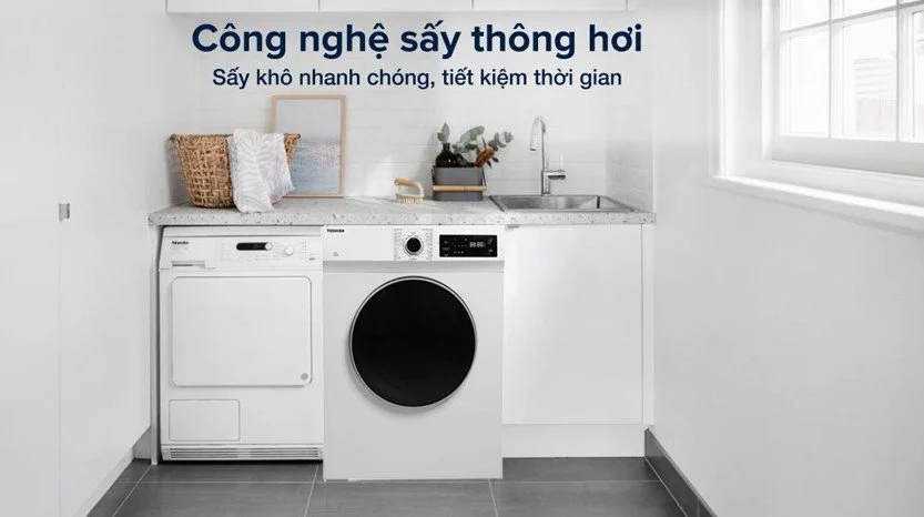 Nên sử dụng máy sấy quần áo Toshiba TD-H80SEV(WK) cho gia đình bao nhiêu người?