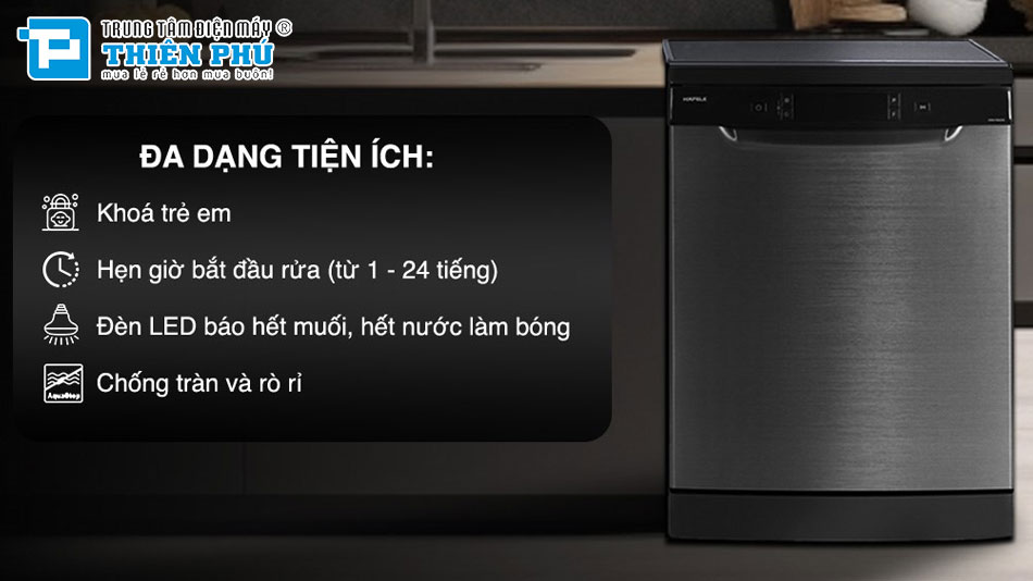 Những công nghệ nổi bật trên máy rửa bát Hafele 14 bộ HDW-F602EB