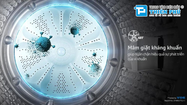 Máy giặt Aqua 9Kg AWM9-316K(B) giặt sạch vượt trội, tiết kiệm điện năng tối đa