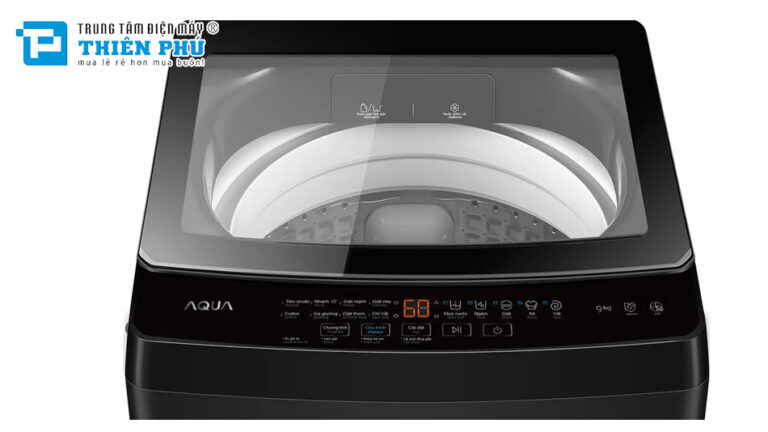 Máy giặt Aqua 9Kg AWM9-316K(B) giải pháp giặt giũ hiệu quả cho gia đình hiện đại