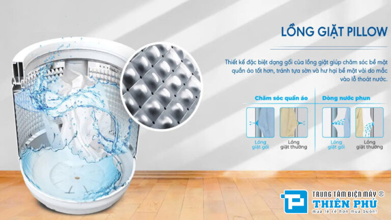 Máy giặt Aqua 9Kg AWM9-316K(B) giải pháp giặt giũ hiệu quả cho gia đình hiện đại