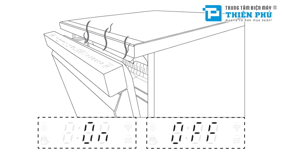 Sấy hé cửa tự động