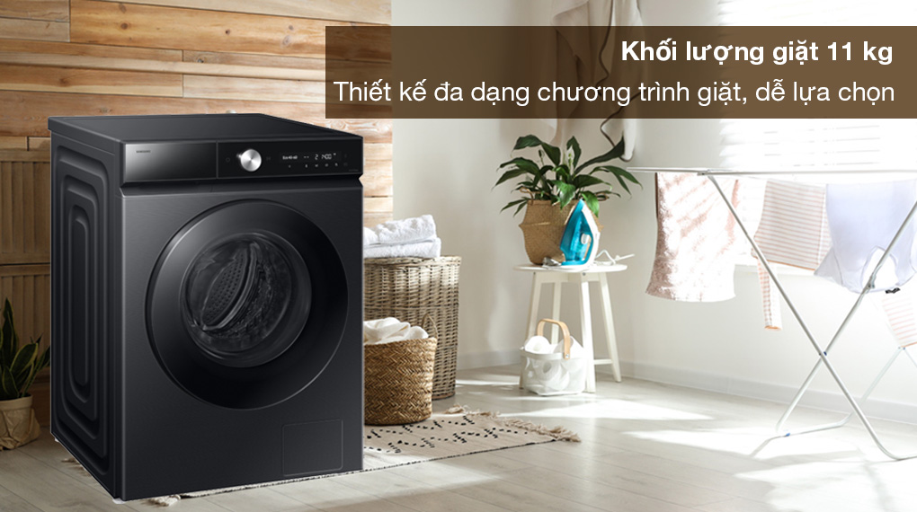 Đánh giá chi tiết máy giặt Samsung 11Kg WW11CB944DGB/SV - Giải pháp giặt sạch tối ưu cho gia đình