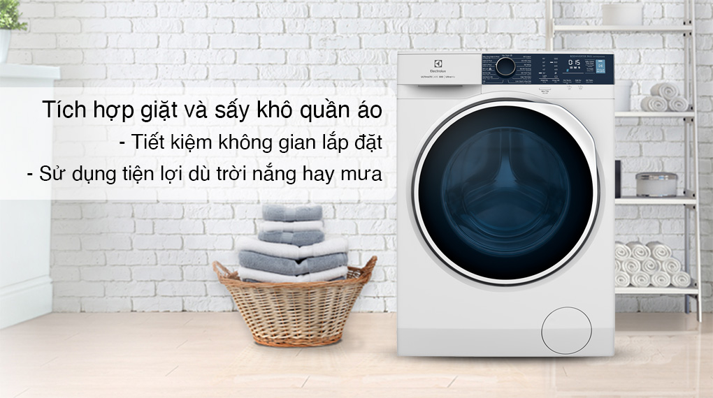 Lý do nên chọn máy giặt sấy Electrolux 9kg EWW9024P3WC cho gia đình hiện đại