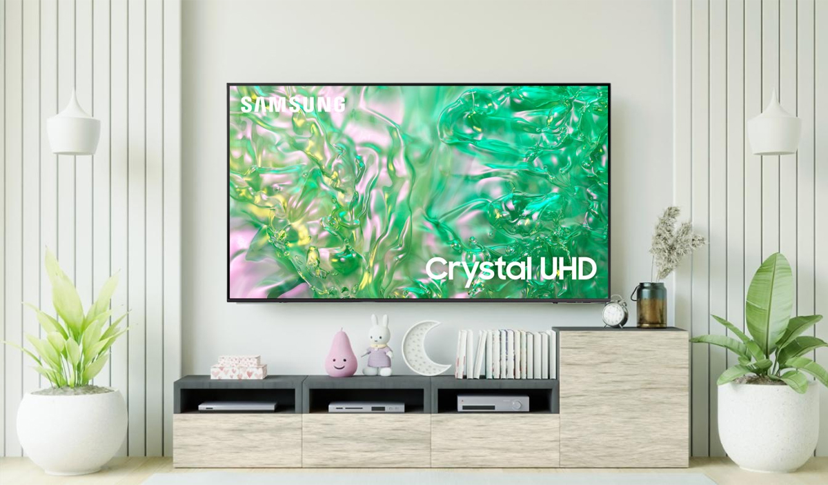 Smart tivi Samsung 4K UA75DU8000KXXV: Mỏng ấn tượng, hiển thị đẹp trong tầm giá 20 triệu đồng!