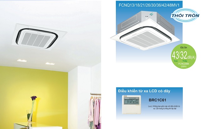 Khả năng tiết kiệm điện năng của điều hòa âm trần Daikin 36000btu FCNQ36MV1/RNQ36MV1