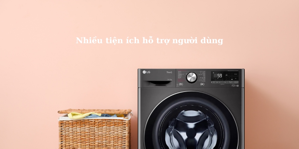 Máy giặt sấy LG FV1411D4B