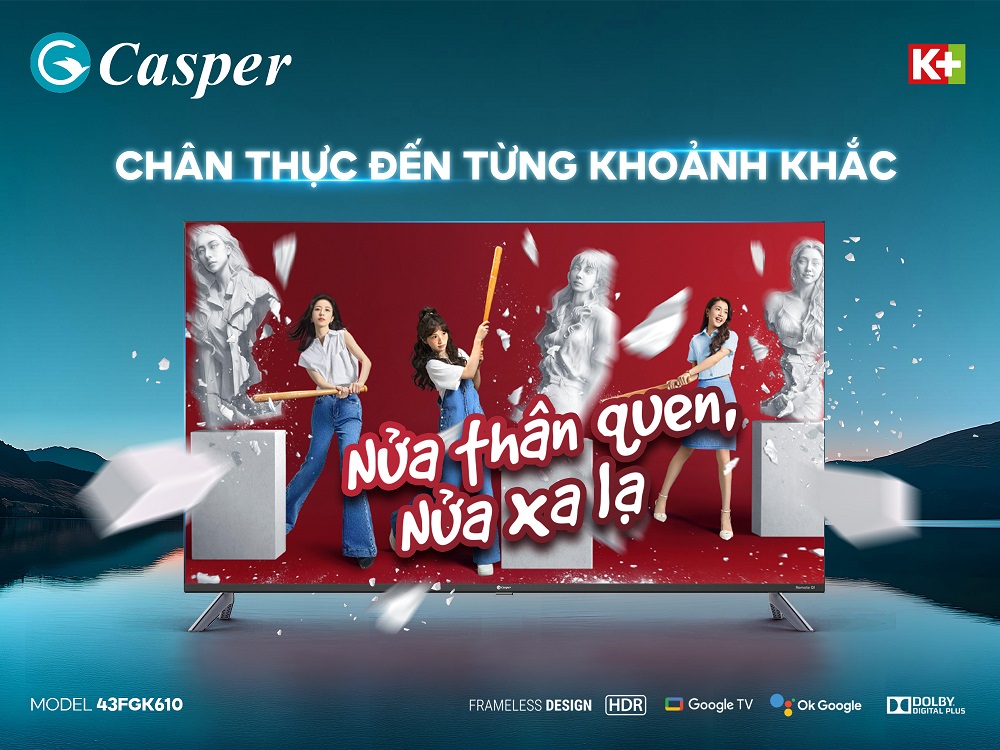 Chẳng cần nhiều tiền, chỉ với 5 triệu đã có tivi thông minh với smart tivi Casper 43FGK610