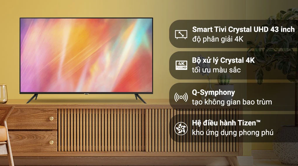 TOP 3 Smart Tivi Samsung 43 inch đáng đầu tư nhất hiện nay