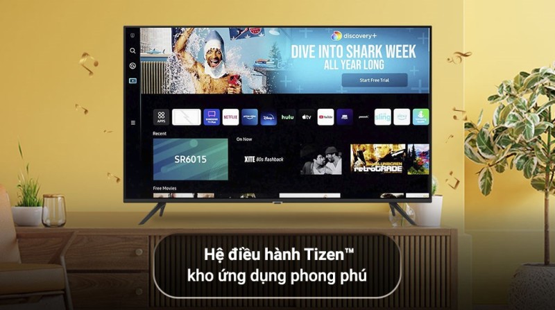 Smart Tivi Samsung UA43AU7002KXXV- Đánh giá thiết kế, hình ảnh, âm thanh và tiện ích