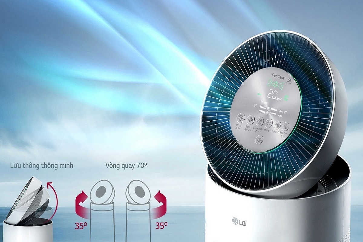 Chia sẻ về những đặc điểm nổi bật của máy lọc không khí LG PuriCare  AS65GDWH0