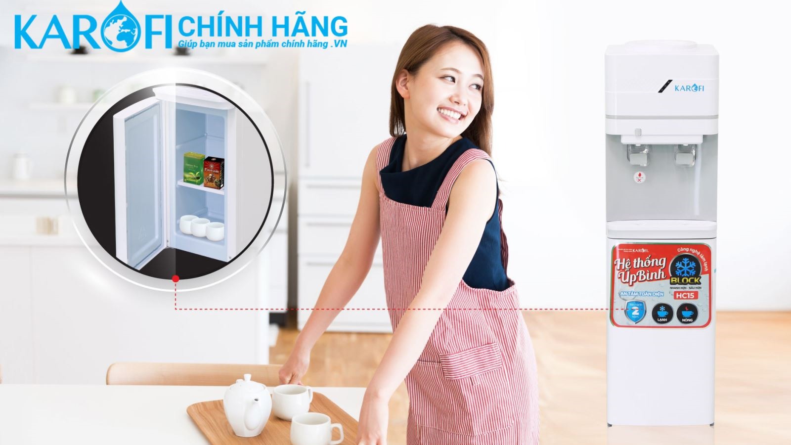 Tìm hiểu về cây nước nóng lạnh Karofi giá rẻ HC15 sự lựa chọn hoàn hảo cho gia đình hiện đại