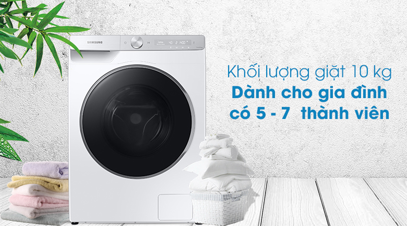 Top 3 mẫu máy giặt Samsung 10kg nằm trong top bán chạy 2024