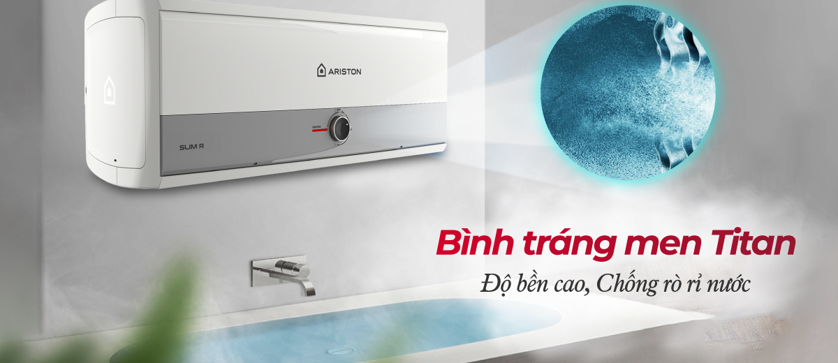 5 Ưu điểm khiến bình nóng lạnh Ariston Slim3 20 R luôn được ưa chuộng