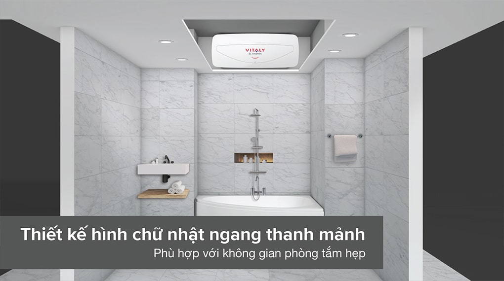 So sánh bình nóng lạnh Ariston Vitaly 20SL hay Slim3 20 R tốt hơn?