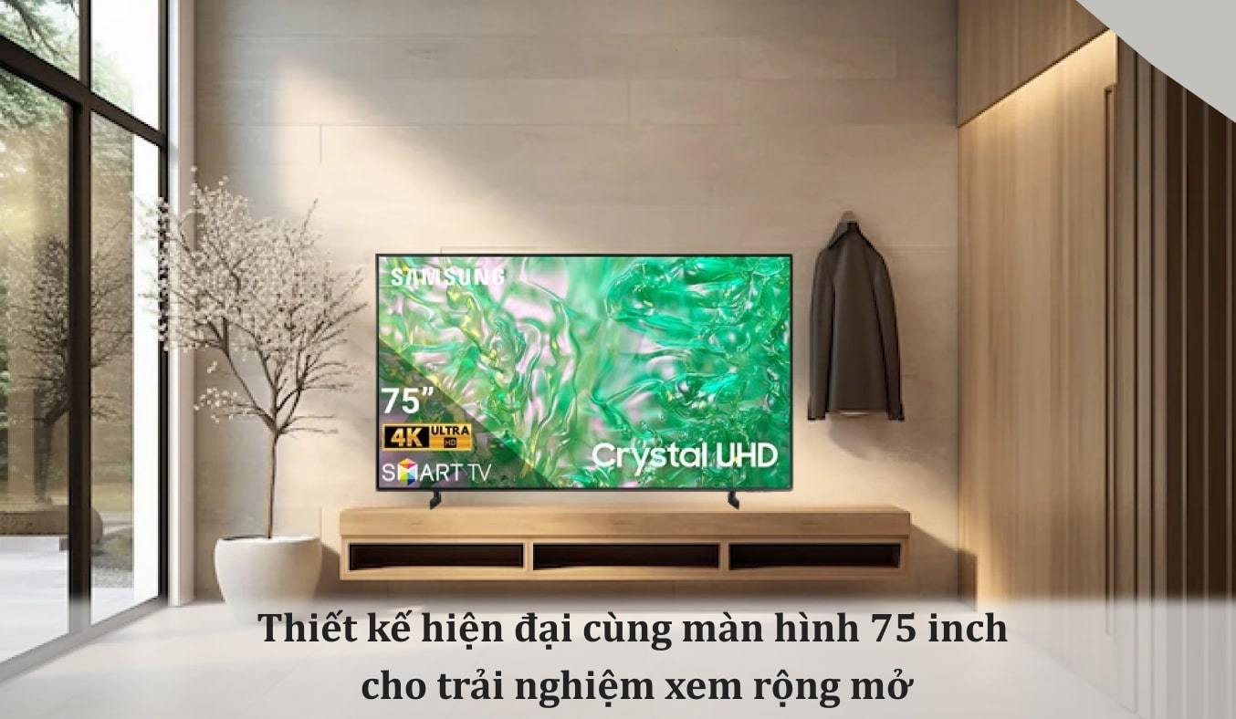 So sánh Smart Tivi Samsung 4K UA75DU8000KXXV và UA75DU8500KXXV - Đâu là lựa chọn hoàn hảo