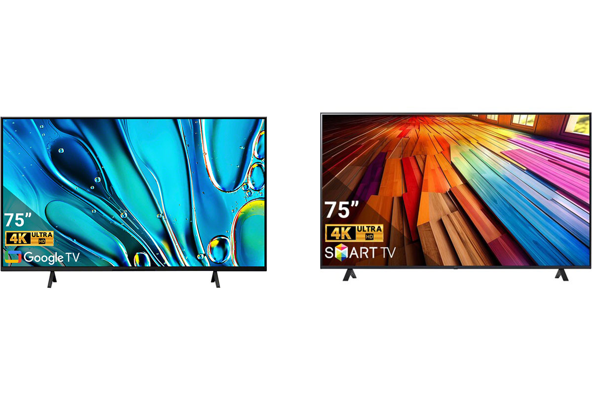 So sánh giữa tivi Sony K-75S30 và tivi LG 75UT8050PSB, nên mua tivi 75 inch nào tốt?