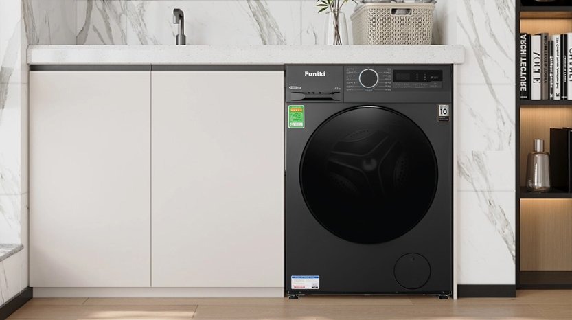 Máy giặt Funiki 10,5kg HWM T6105ABG lựa chọn lý tưởng cho gia đình đông  thành viên được lựa chọn nhiều hiện nay
