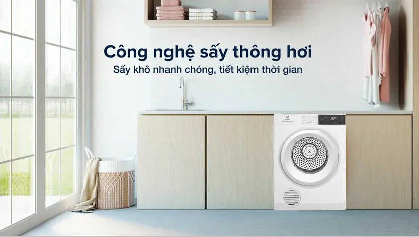 TOP 3 chiếc máy sấy quần áo thông hơi đang được ưa chuộng nhất hiện nay