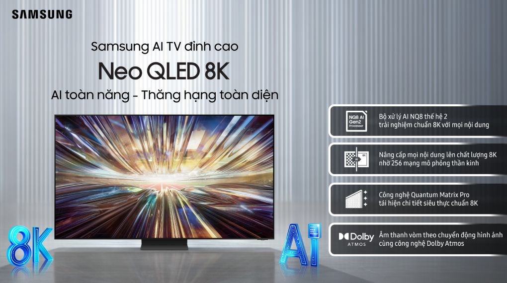 Khám phá 6 điểm nổi bật của Smart Tivi Samsung 65 inch QA65QN800DKXXV