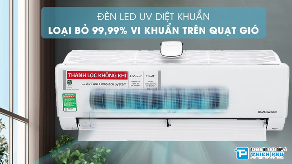 5 Tính năng, công nghệ nổi bật trên điều hòa LG 12000btu V13APFUV