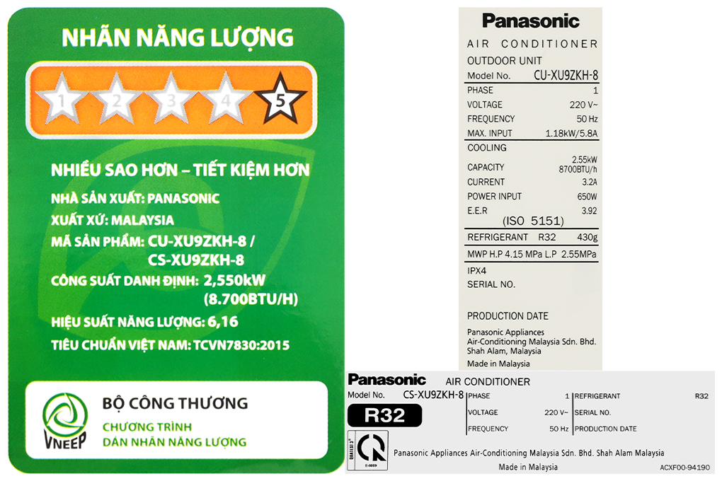 Review giá và tính năng điều hòa Panasonic 9000btu inverter CU/CS-XU9ZKH-8