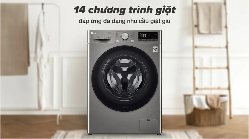 Máy giặt LG FV1412S3B- Người bạn đồng hành đáng tin cậy trong mỗi gia đình