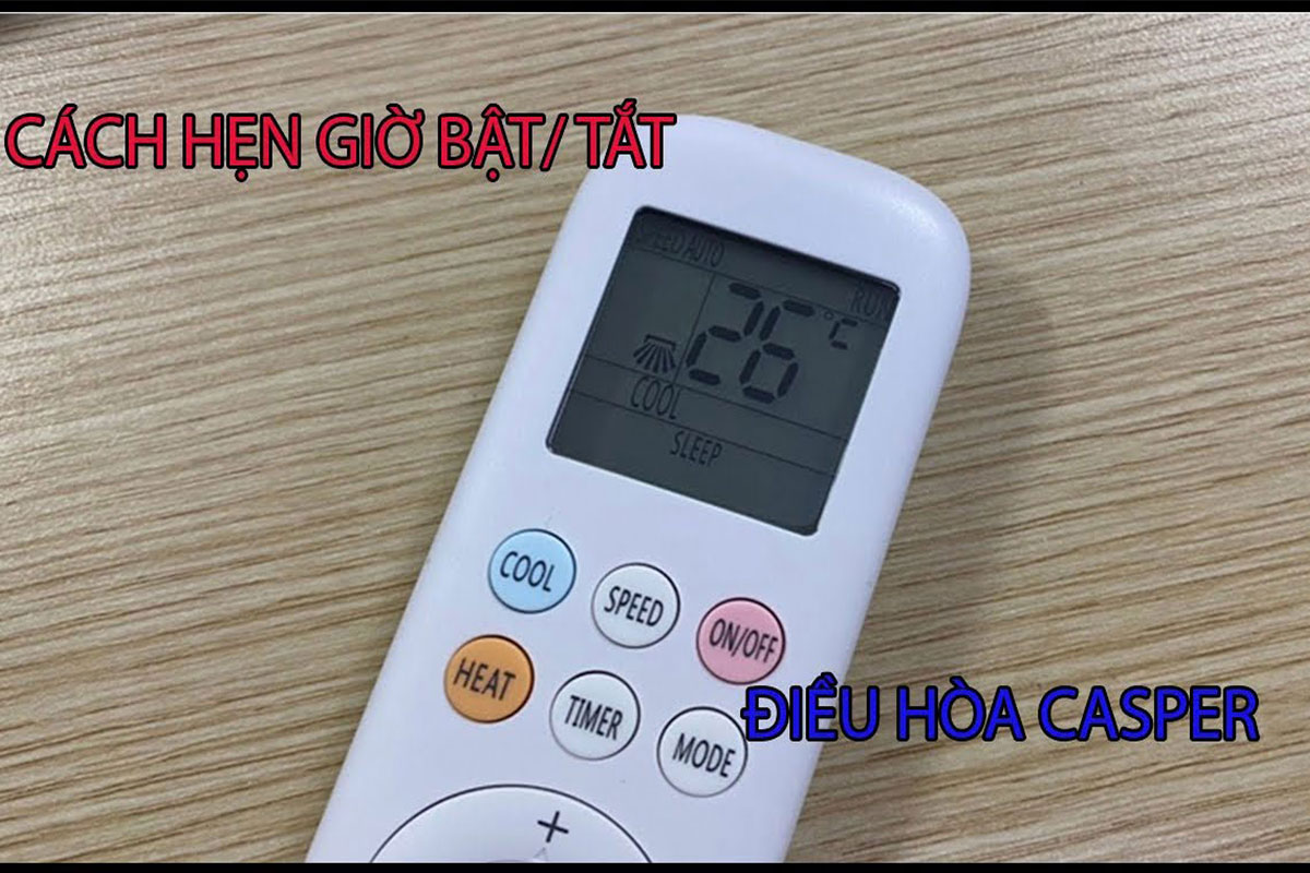 Hướng dẫn cách sử dụng các chế độ trên điều hòa Casper 9000btu 1 chiều JC-09IU36