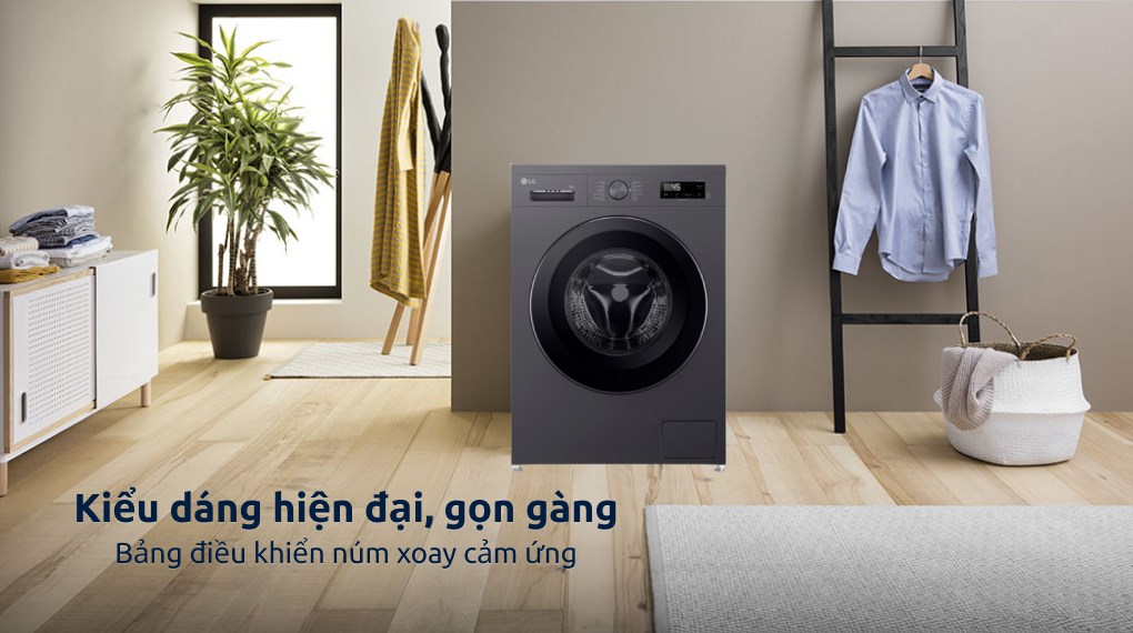 Máy giặt LG 9Kg FB1209S5M- Chuyên gia làm sạch mạnh mẽ, êm ái