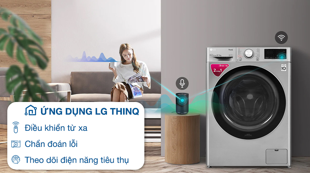 Lý do máy giặt sấy LG 9kg sấy 5kg FV1409G4V bán chạy nhất trên thị trường hiện nay