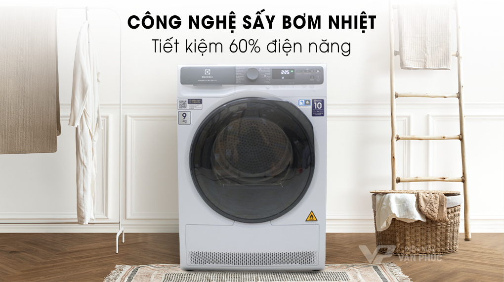 Bạn đã nắm được những công nghệ có trong máy sấy quần áo Electrolux 9kg bơm nhiệt EDH903R7WC chưa?