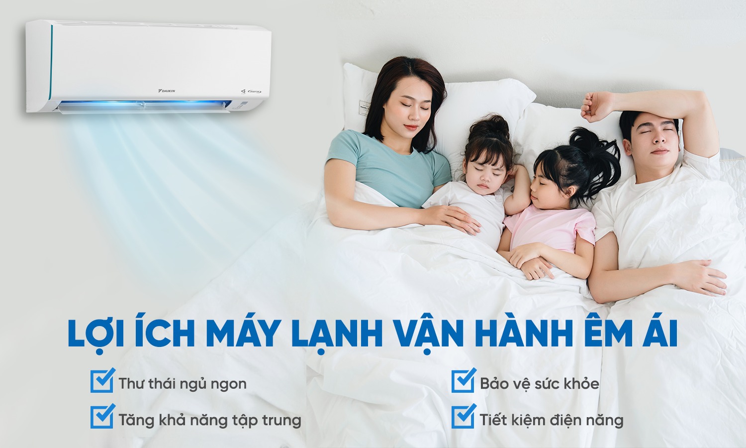 Khám phá những yếu tố giúp điều hòa Daikin có thể vận hành siêu êm ái