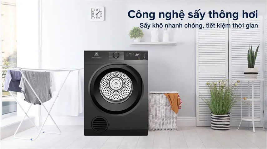 Máy sấy quần áo Electrolux thông hơi EDV904N3SC hội tụ đầy đủ các công nghệ tính năng hiện đại