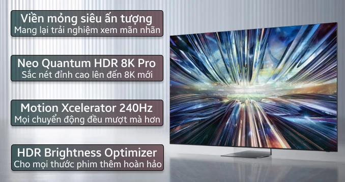Khám phá 6 điểm nổi bật của Smart Tivi Samsung 65 inch QA65QN800DKXXV