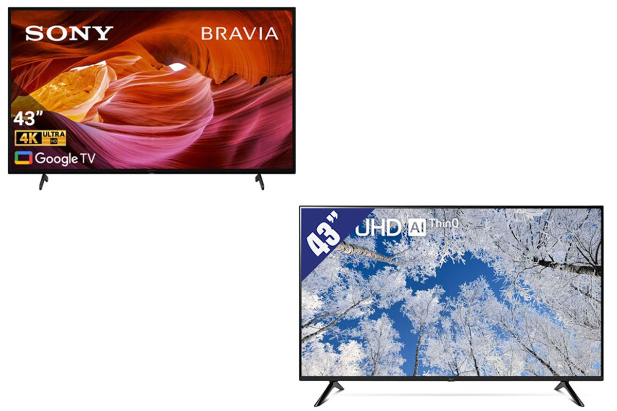 So sánh giữa tivi Sony 43 inch KD-43X75K và tivi LG 43UQ7050PSA, nên mua loại nào?