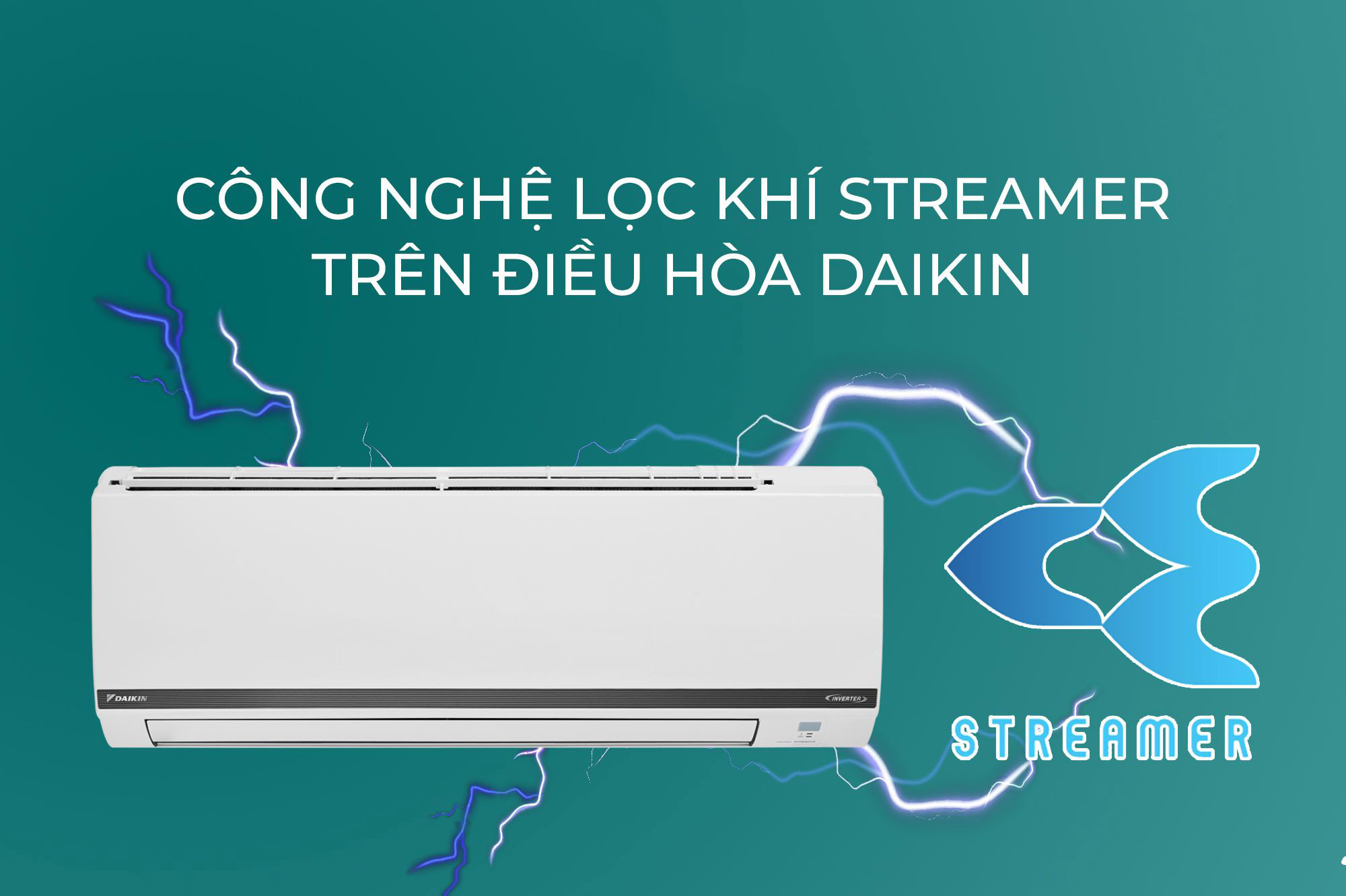 Chia sẻ những lợi ích từ công nghệ Streamer trên điều hòa Daikin mang lại