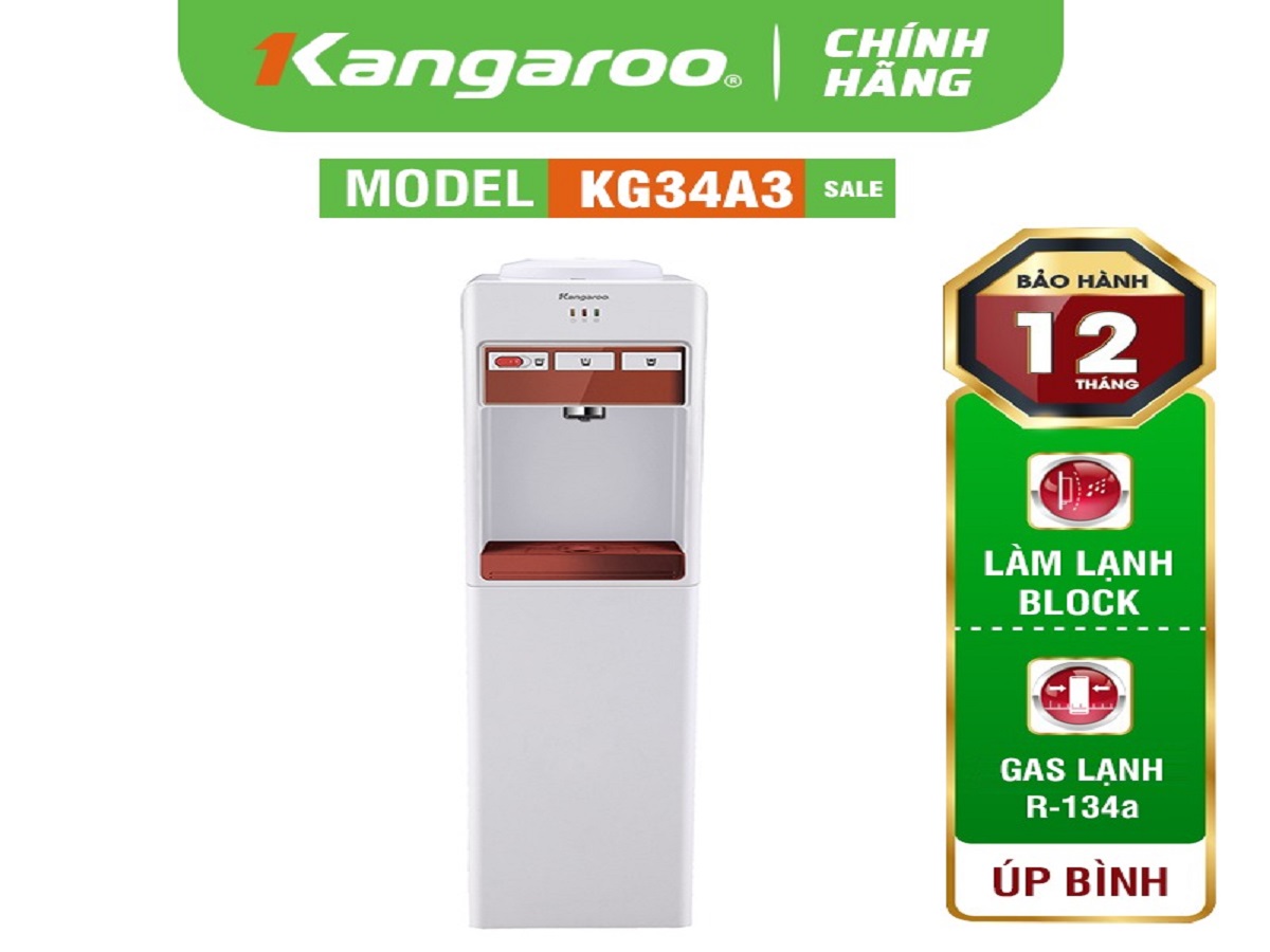 Đánh giá chi tiết về cây nước nóng lạnh Kangaroo giá rẻ KG34A3