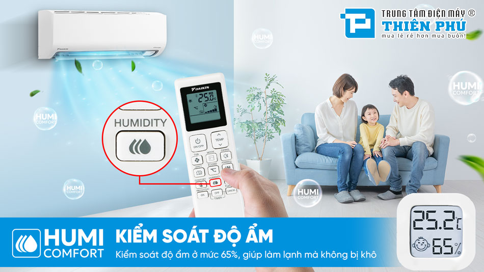 Điều Hòa Daikin 9000Btu 1 Chiều Inverter FTKF25ZVMV