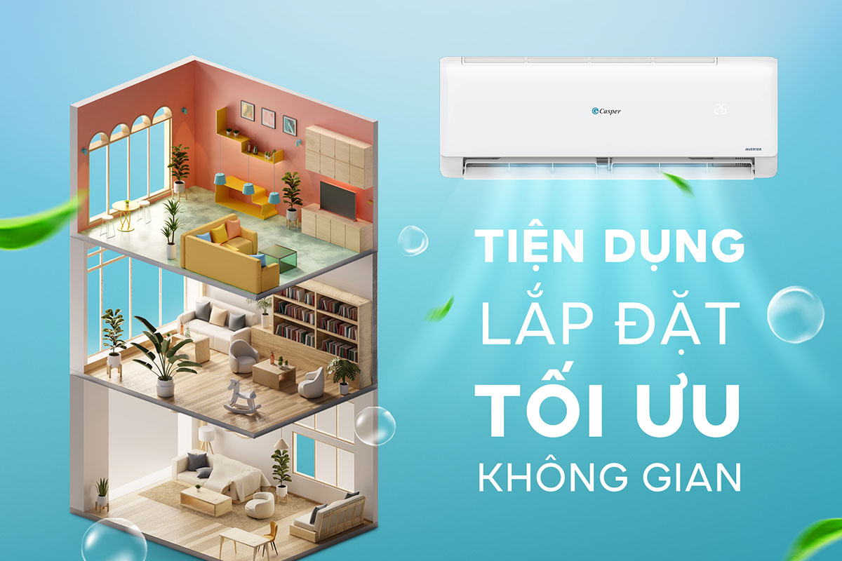 5 đánh giá về điều hòa Casper 12000btu 1 chiều GC-12IB36 giúp bạn hiểu rõ về sản phẩm