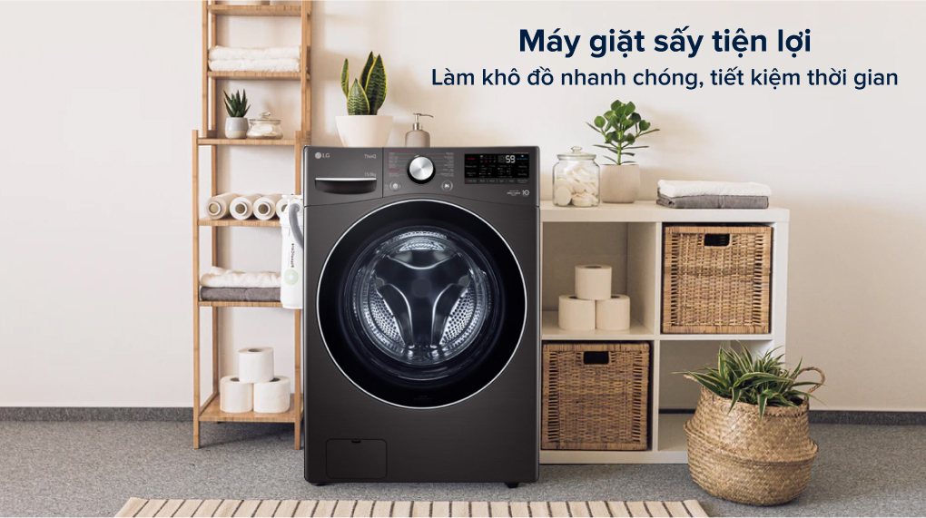 Máy giặt sấy LG 9Kg Sấy 5Kg FV1409G4V