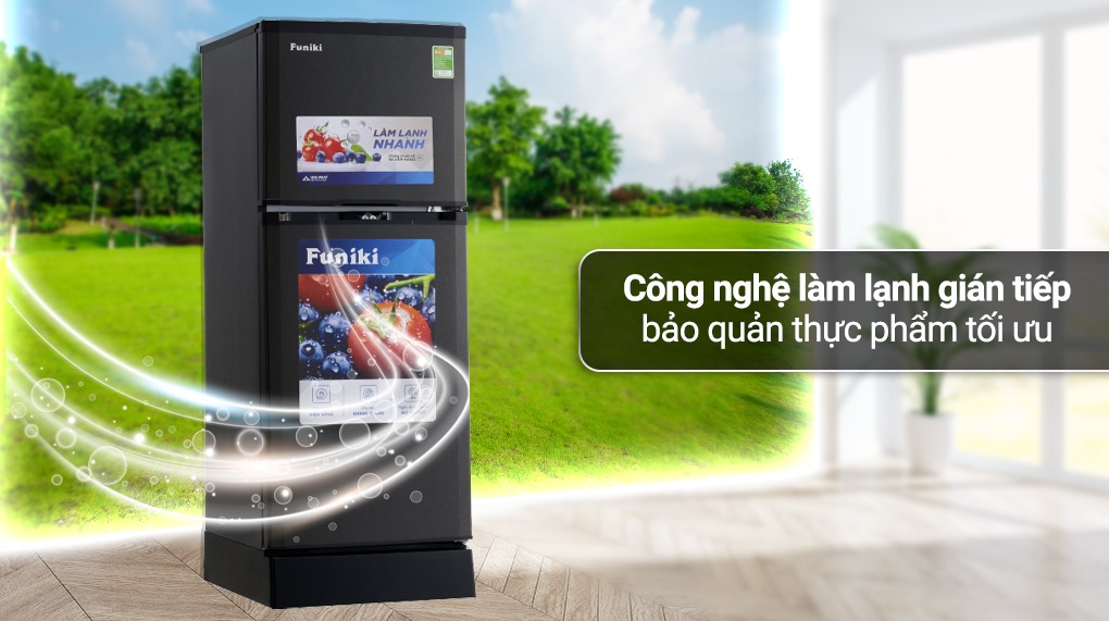 Hệ thống làm lạnh gián tiếp sử dụng trên tủ lạnh Funiki HR T6126TDG