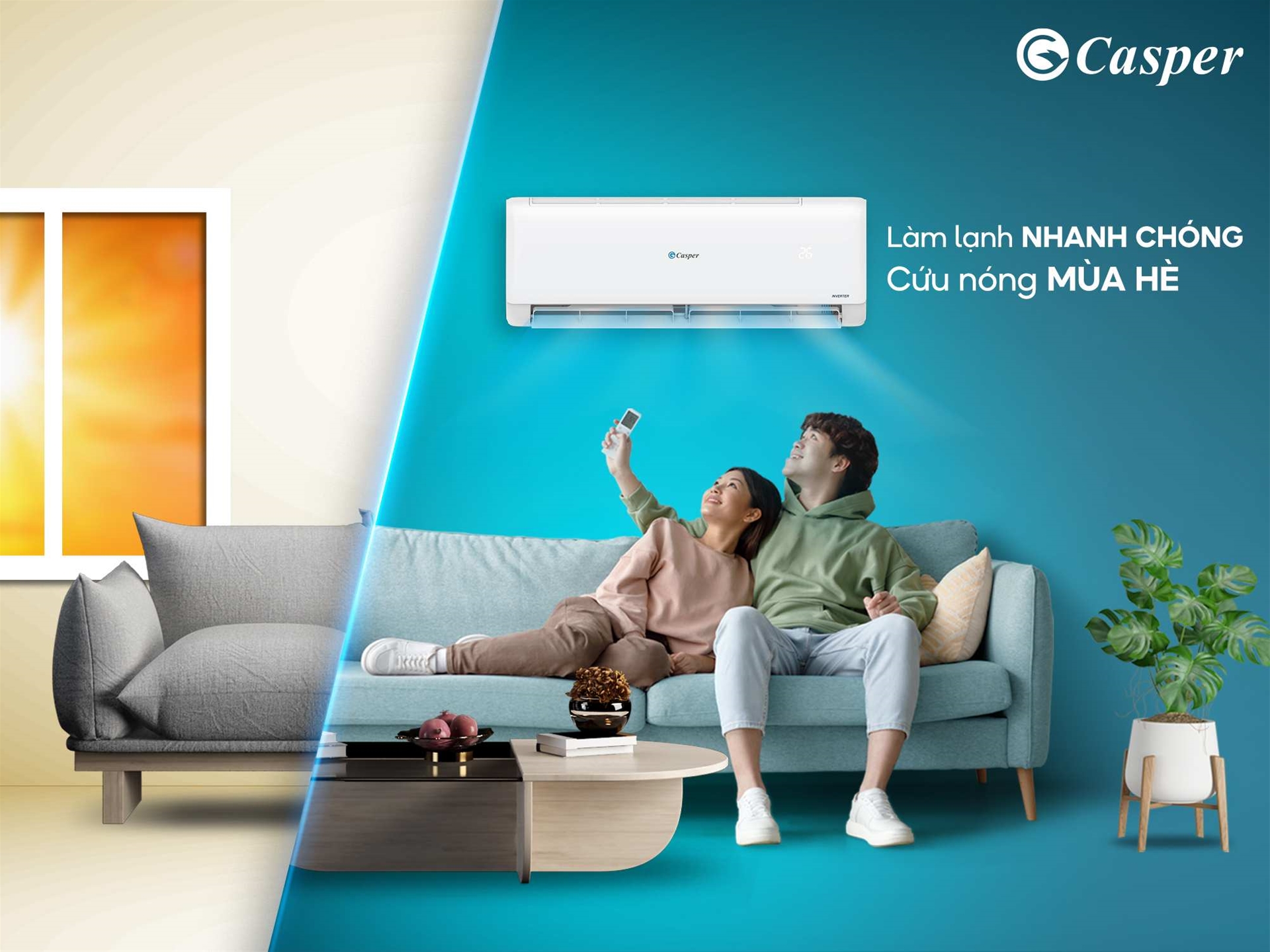 Review điều hòa Casper 1 chiều inverter JC-09IU36 mới 2025 có gì nổi bật?